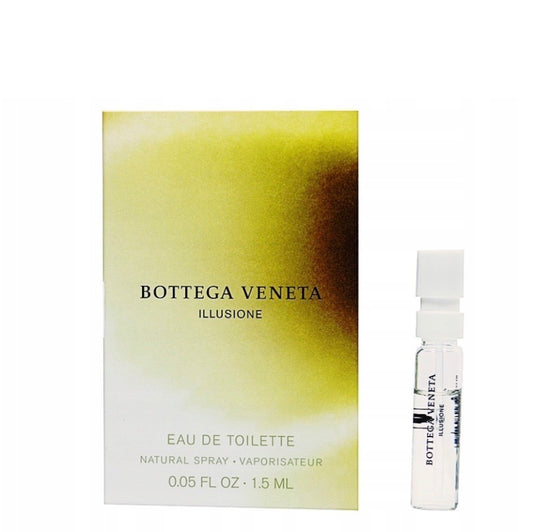 Bottega Veneta Illusione Men 1.5ml 0.07 fl. oz. official perfume sample, Bottega Veneta Illusione Men 1.5ml 0.07 fl. oz. official fragrance sample