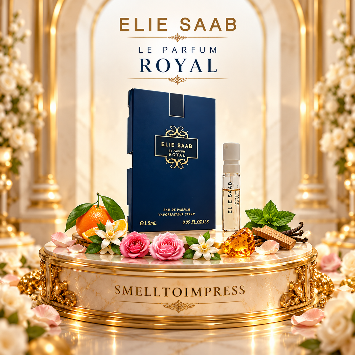 picture of Elie Saab Le Parfum Royal official perfume sample by Smelltoimpress