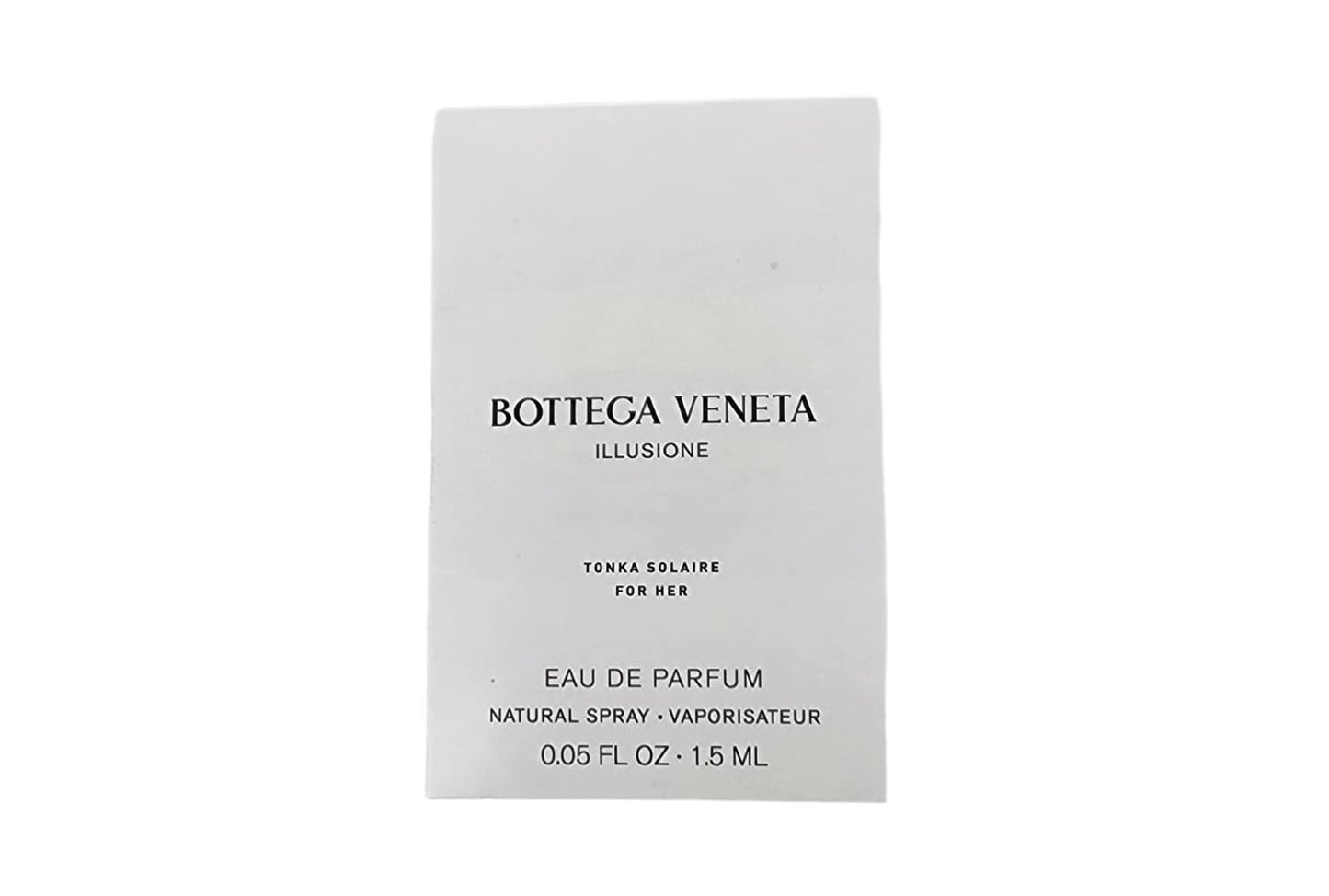 Bottega Veneta Illusione Tonka Solaire 1.5ml 0.07 fl. oz. official fragrance sample