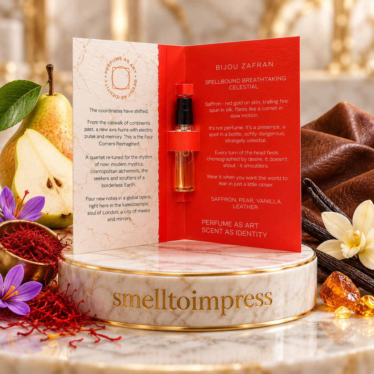 Ormonde Jayne Bijou Zafran 2.5ml 0.08 fl. oz. official perfume samples by Smelltoimpress