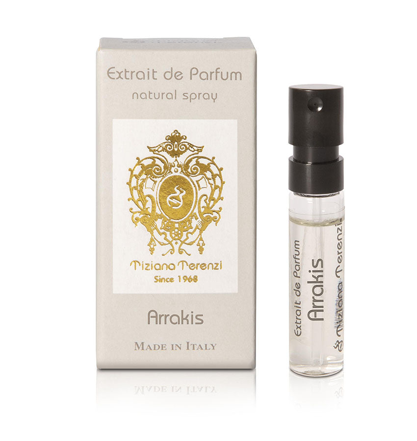 TIZIANA TERENZI Arrakis Extrait de parfum 0.05 OZ 1.5 ML official perfume sample, TIZIANA TERENZI Arrakis Extrait de parfum 0.05 OZ 1.5 ML campione ufficiale di profumo