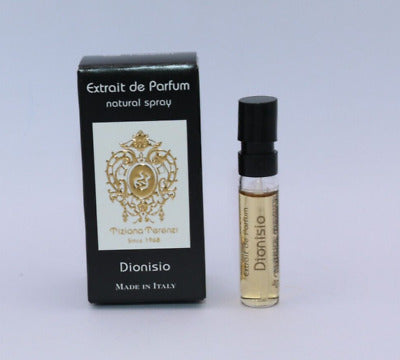 TIZIANA TERENZI Dionisio Extrait de parfum 0.05 OZ 1.5 ML official perfume sample perfume tester TIZIANA TERENZI Dionisio Extrait de parfum 0.05 OZ 1.5 ML official perfume sample perfume tester