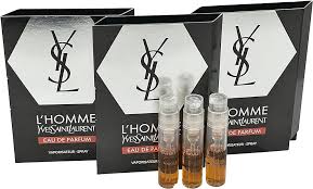 Yves Saint Laurent L' Homme Eau de Parfum 1.2ml 0.04 oz. official perfume sample perfume tester Yves Saint Laurent L' Homme Eau de Parfum 1.2ml 0.04 oz. official perfume sample perfume tester