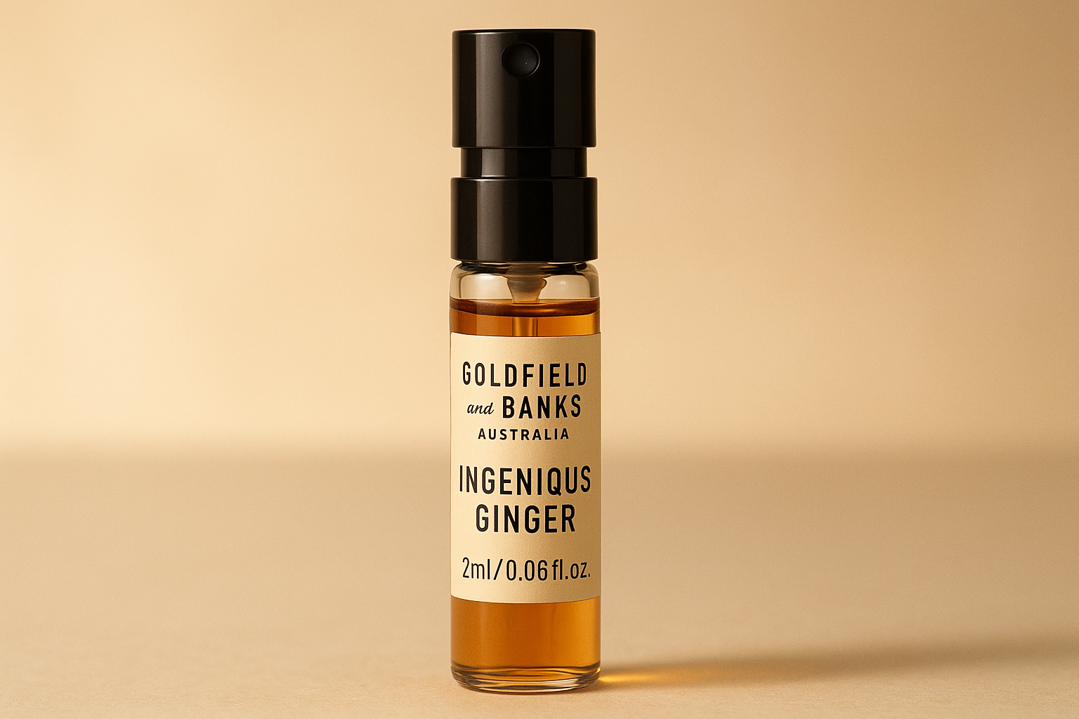 Goldfield and Banks Australia Ingenious Ginger 2ml 0.06 fl. oz. official perfume sample Goldfield and Banks Australia Ingenious Ginger 2ml 0.06 fl. oz. official perfume sample