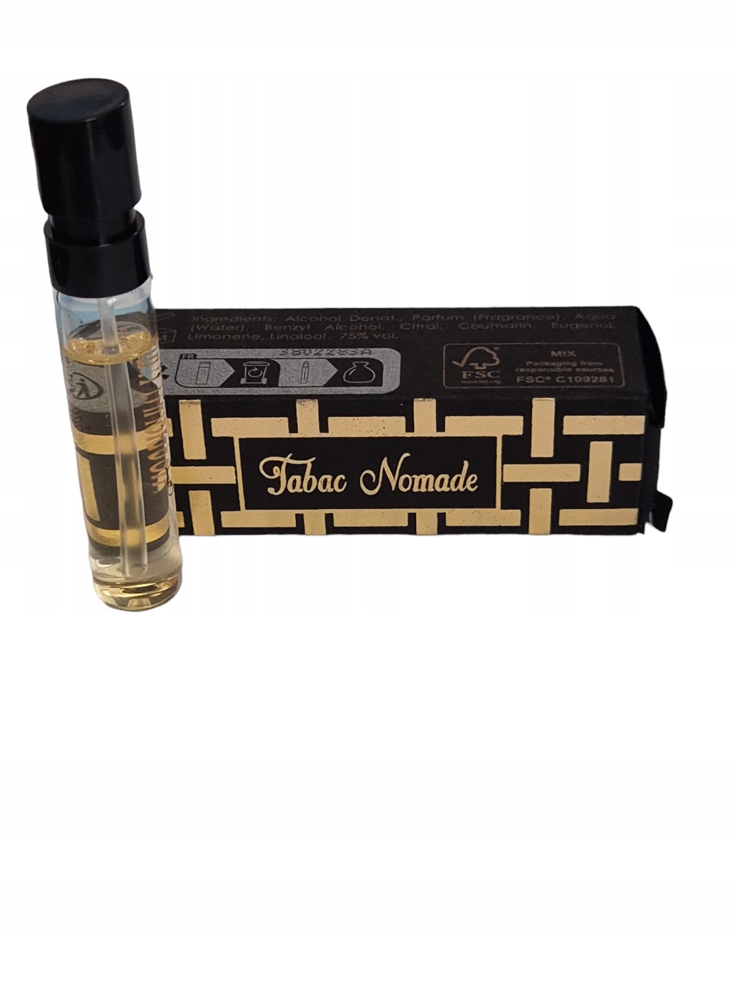 official perfume sample of Houbigant Paris Tabac Nomade 2ml 0.06 fl. oz. official perfume sample of Houbigant Paris Tabac Nomade 2ml 0.06 fl. oz.