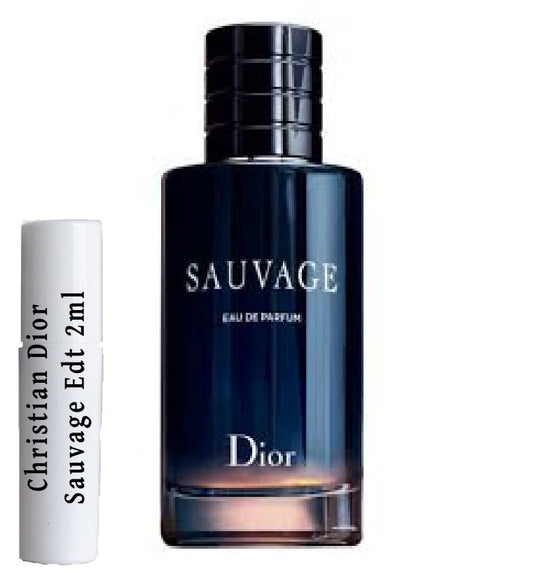 Christian Dior Sauvage Sample Vial Edt 2ml