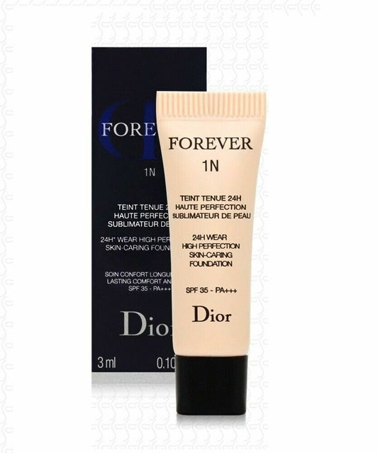 Christian Dior Forever 1N 24H Wear High Perfection Skin Caring foundation 1N Neutral 3ml 0.10 fl. oz.