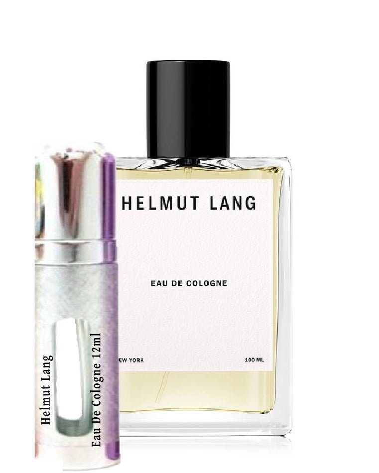 Helmut Lang Eau De Cologne samples 12ml