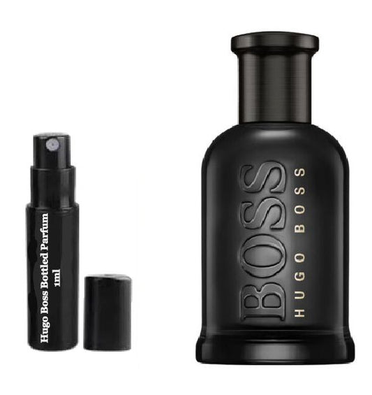 HUGO BOSS BOTTLED PARFUM perfume samples, HUGO BOSS BOTTLED PARFUM Parfümproben