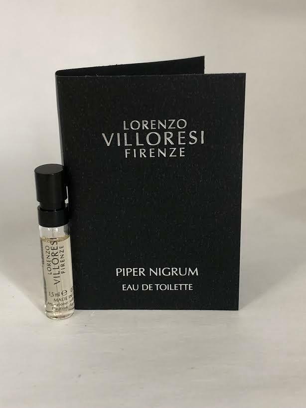 Lorenzo Villoresi Firenze Piper Nigrum official scent sample 2ml 0.06 fl. o.z.