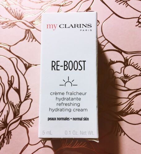 My Clarins Re-Boost refreshing hydrating cream Mini skincare sample 5ML 0.1 oz. normal skin