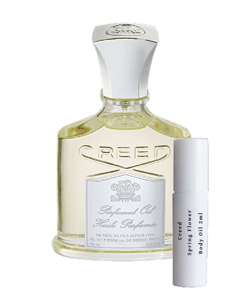 Creed Spring Flower Body Oil samples - alcohol free