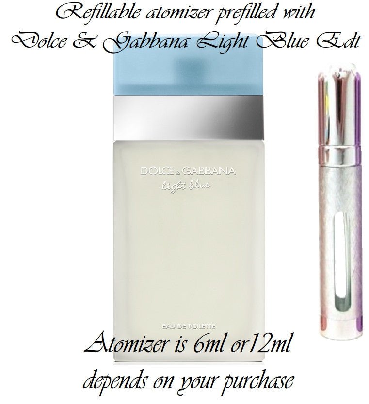 Dolce and Gabbana Light Blue sample perfume spray –