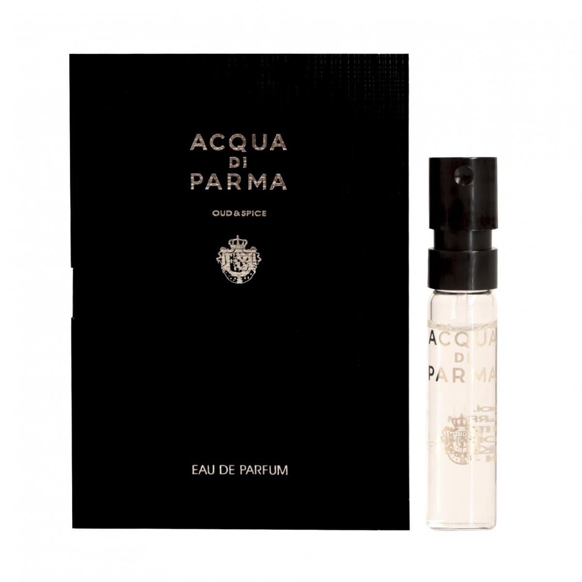 Acqua Di Parma Oud & Spice 1.5 ml 0.05 fl.oz. официални мостри на парфюми, Acqua Di Parma Oud & Spice 1.5 ml 0.05 fl.oz. официални мостри на аромати