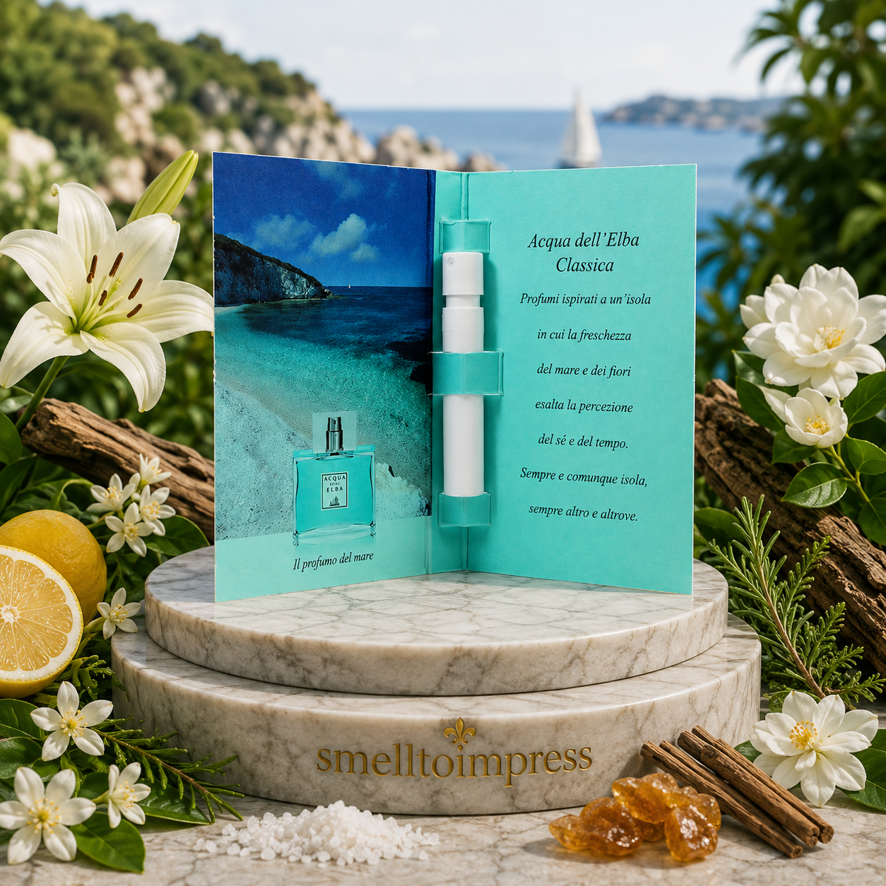 image of Acqua dell' Elba Classica official perfume samples 1.2ml 0.04 fl. oz