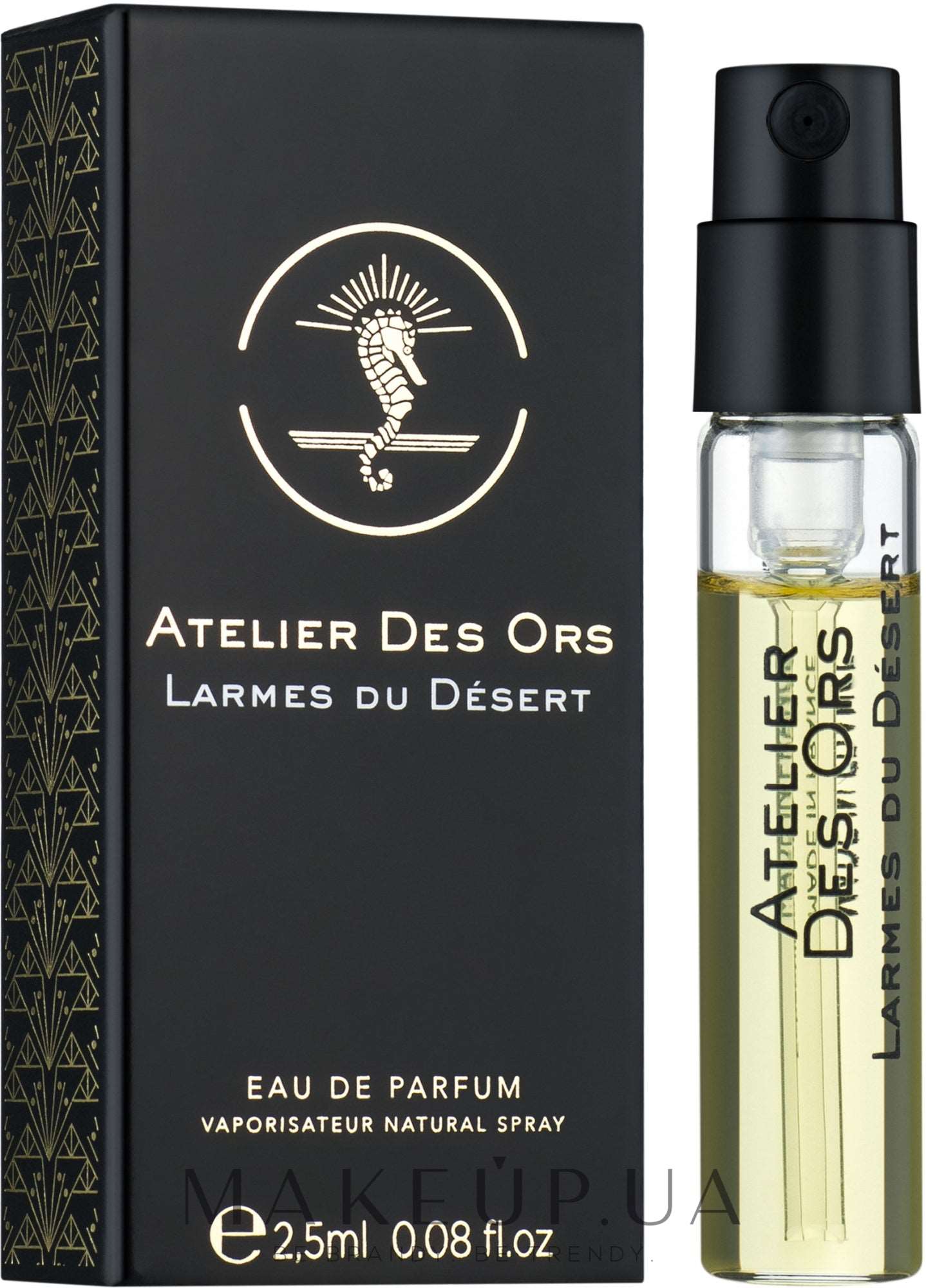 Atelier Des Ors Larmes du Desert 2.5 毫升 0.08 液体。 盎司。 官方香水样品