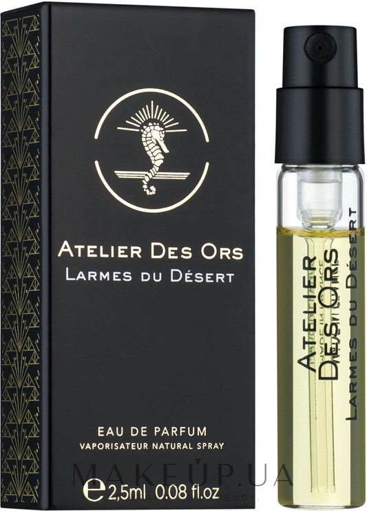 Atelier Des Ors Larmes du Desert 2.5 ml 0.08 fl. oz. Mostre oficiale de parfum