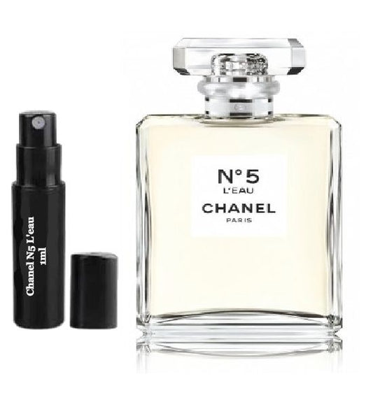 Chanel N5 L'eau perfume samples