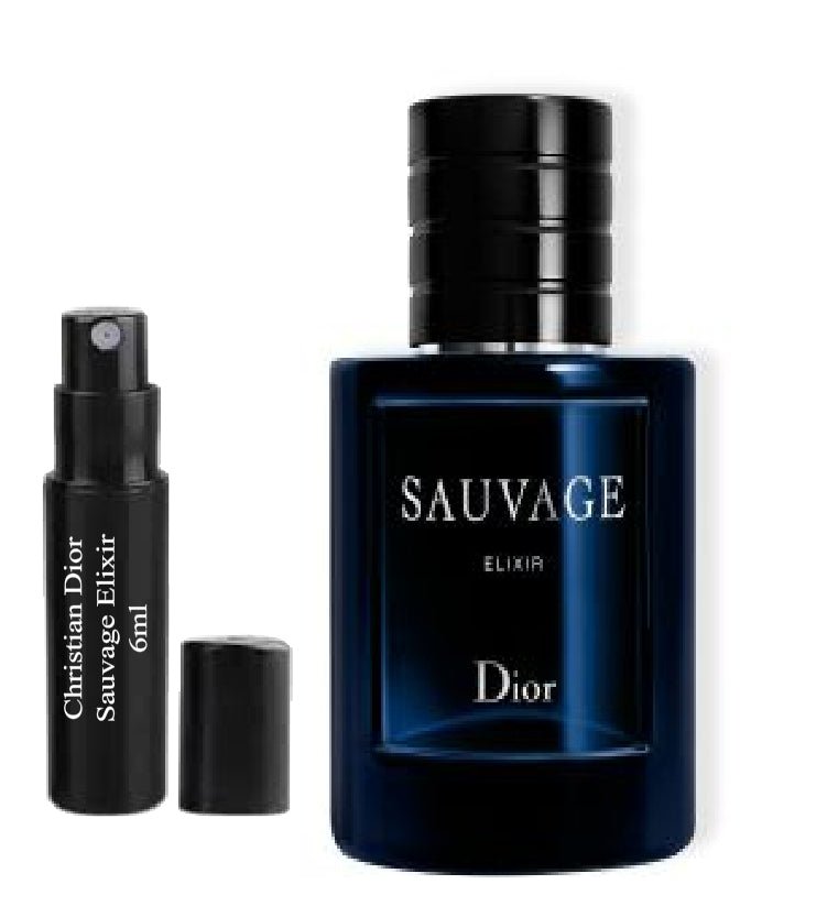 Christian Dior Sauvage Elixir Eau de Parfum scent samples 6ml