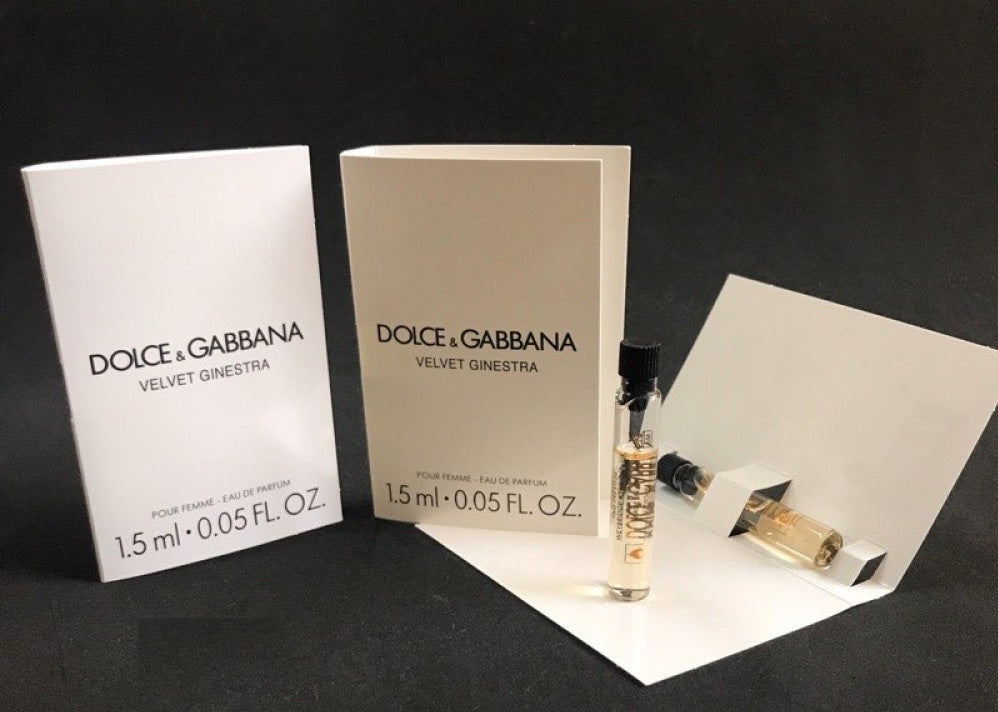 Dolce & Gabbana VELVET Ginestra 1.5 ml 0.05 fl. oz. virallinen hajusteen näyte