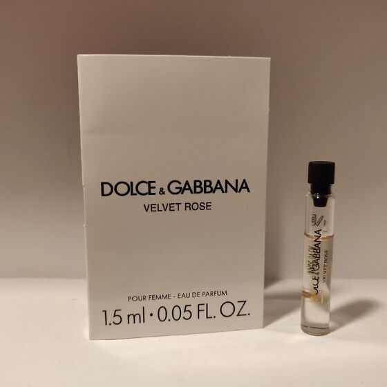 Dolce & Gabbana VELVET Rose 1.5 ml 0.05 fl. oz. probă oficială de parfum