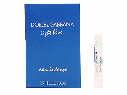 Dolce & Gabbana Light Blue Eau Intense 1.5ML 0.05fl. 온스 공식 향수 샘플