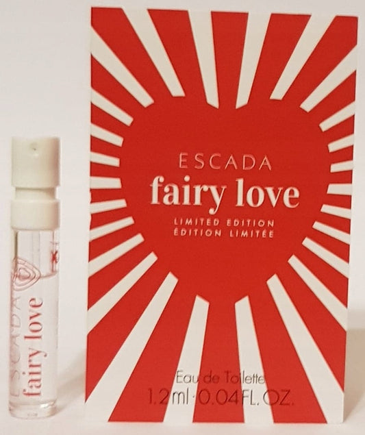 Escada Fairy Love édition limitée 1.2 ml 0.04 fl. onces. échantillons de parfums officiels
