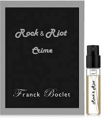 Franck Boclet Crime 1.5 мл 0.05 ет. унция официална проба на парфюм, Franck Boclet Crime 1.5ml 0.05 fl. унция официална мостра на аромата, Franck Boclet Crime 1.5 мл 0.05 ет. унция официална проба за аромат