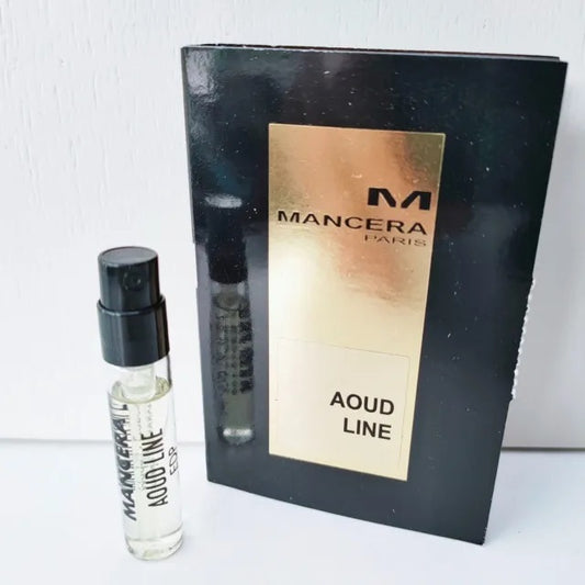 Mancera Aoud Line amostra de perfume oficial 2ml 0.06 fl. onças