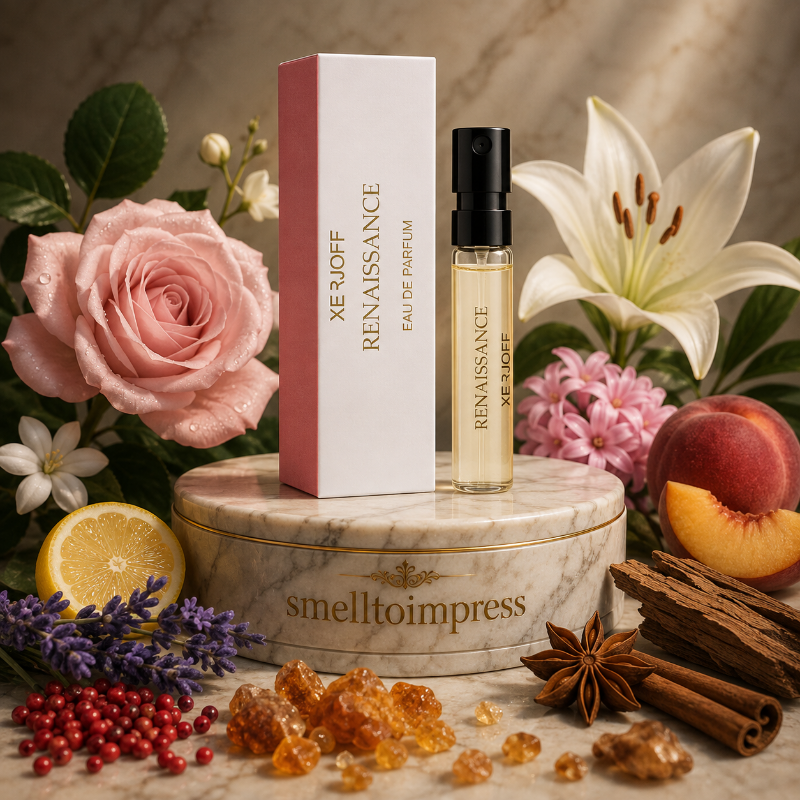 image of XERJOFF RENAISSANCE 2ml 0.06fl.oz. official perfume sample fragrance tester