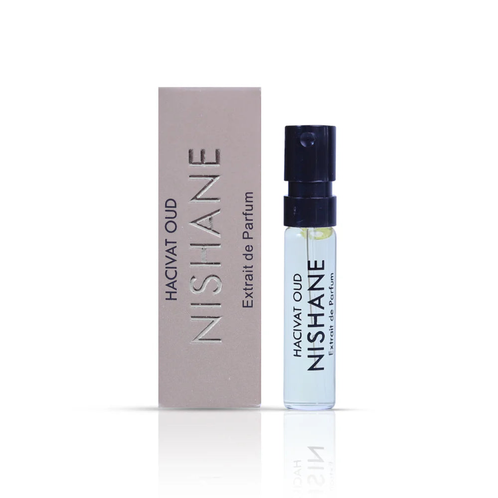 Nishane Hacivat Oud 1.5 ml 0.05 fl. oz ametliku parfüümiproovi pilt