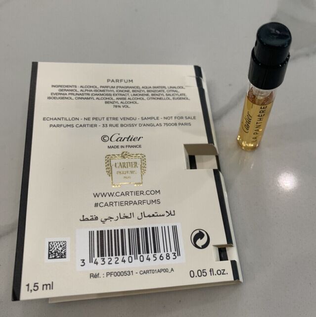 Cartier La Panthere perfume sample