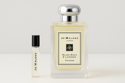Jo Malone Silver Birch & Lavender Cologne perfume samples