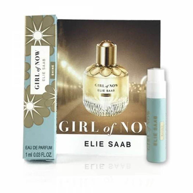 Elie Saab Girl of Now Shine 1ml 0.03 fl.oz virallinen hajuvesinäyte, Elie Saab Girl of Now Shine 1ml 0.03 fl.oz oficjalna próbka parfum, Elie Saab Girl of Now Shine 1ml 0.03 fl.oz officiellt parfymprov, Elie Saab Girl of Now Shine 1ml. Girl of Now Shine 0.03ml 1 fl.oz официална парфюмна проба, Elie Saab Girl of Now Shine 0.03ml 1 fl.oz hivatalos parfüm minta, Elie Saab Girl of Now Shine 0.03ml a 1 fl.oz de parfum oficial.