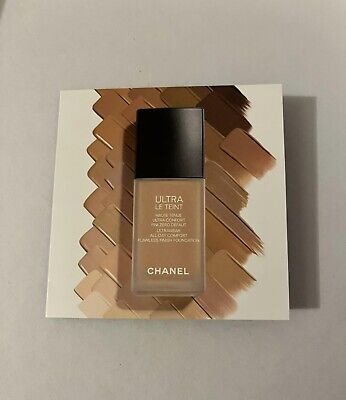 Επίσημο δείγμα περιποίησης δέρματος Chanel Ultra Le Teint Ultrawear All Day Comfort Foundation 0.9ml Shade B20