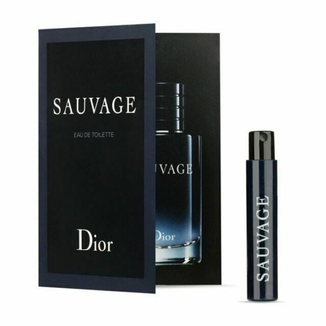 נוצרי Dior Sauvage או דה טואלט 1 מ"ל 0.03 פל. עוז. דגימות בושם רשמיות