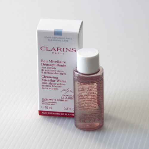 Clarins Cleansing Micellar Water Mini 护肤小样 10ML 0.3 盎司。