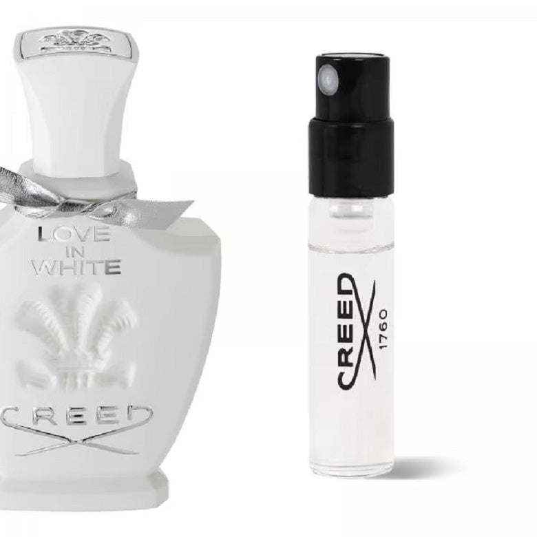 Creed Love in White edp 2ml 0.06 fl. onças amostra oficial de perfume