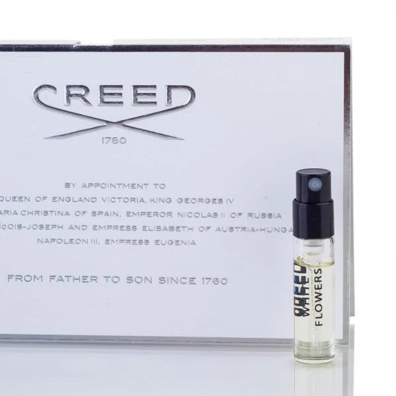 Creed White Flowers official perfume sample 2ml 0.06 fl. oz.