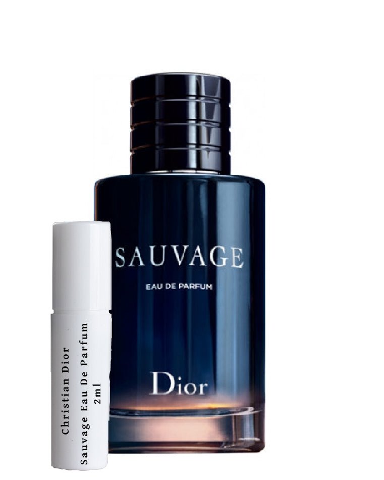 chrétien Dior Sauvage Échantillon d'eau de parfum