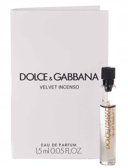Dolce & Gabbana Velvet Incenso 1.5 ML 0.05 fl. onces. échantillon de parfum officiel