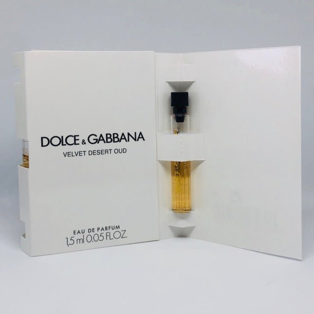 Dolce & Gabbana Velvet Desert Oud 1.5 ML 0.05 fl. oz. official fragrance  sample