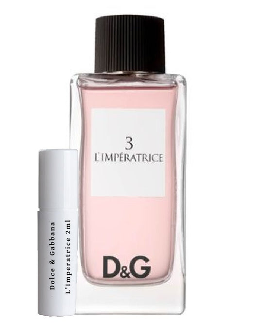 Dolce and Gabbana 3 l'imperatrice δείγμα 2ml