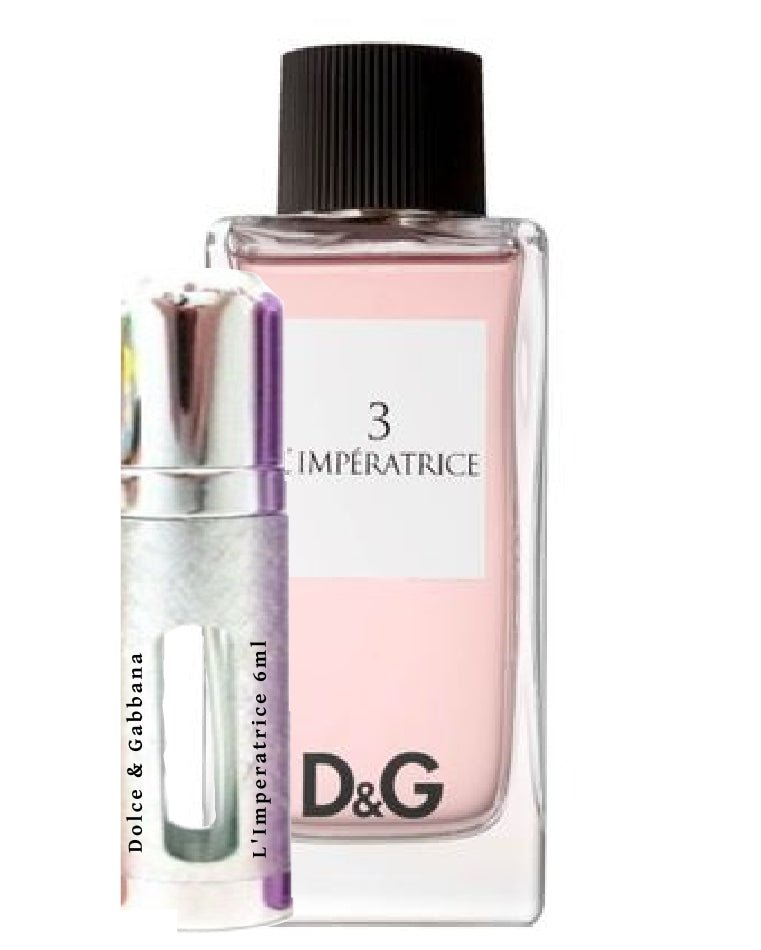 Dolce and Gabbana 3 l'imperatrice samples 6ml