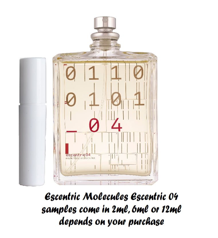 Les échantillons Escentric Molecules Escentric 04