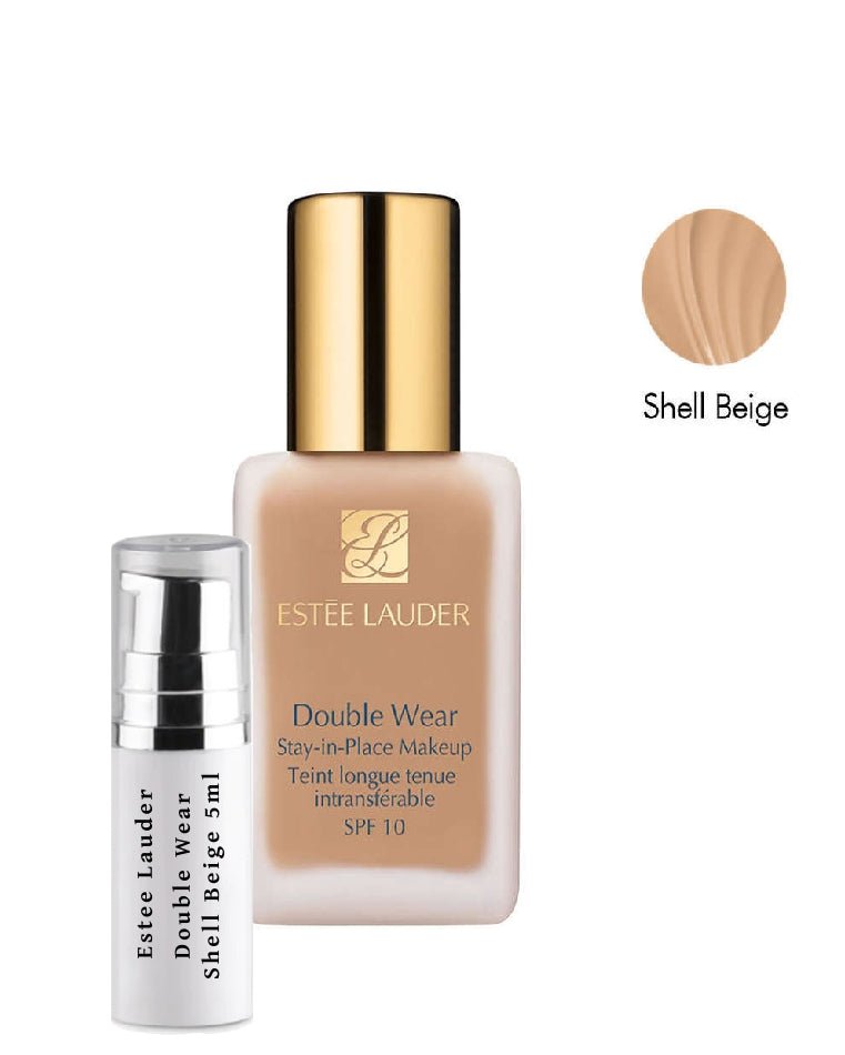 Estee Lauder Double Wear Foundation samples Shade Shell Beige 4N1