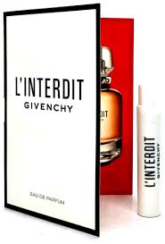 Givenchy L' Interdit Eau De Parfum 1ml 0.03 φλ. ουγκιά. επίσημα δείγματα αρωμάτων