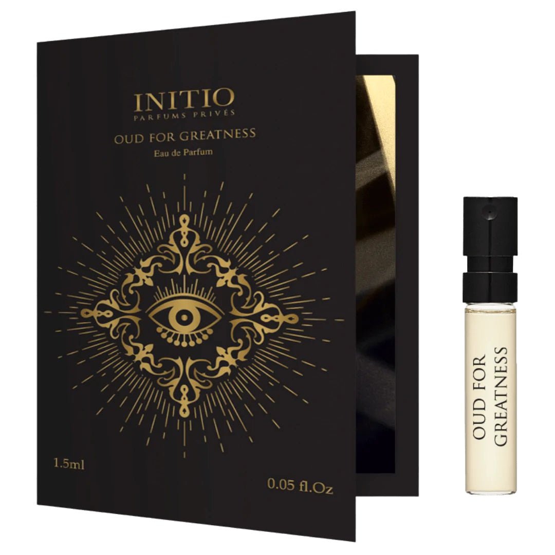 Initio Oud For Greatness 1.5 ml-0.05 fl.oz. Officiellt doftprov, INITIO OUD FOR GREATNESSi viralliset hajuvesinäytteet, Επίσημα δείγματα αρωμάτων INITIO OUD FOR GREATNESS, INITIO OUD FOR GREATNESS hivatalos parfümminták, INITIO OUD FOR GREATNESS oficjalne próbki parfym