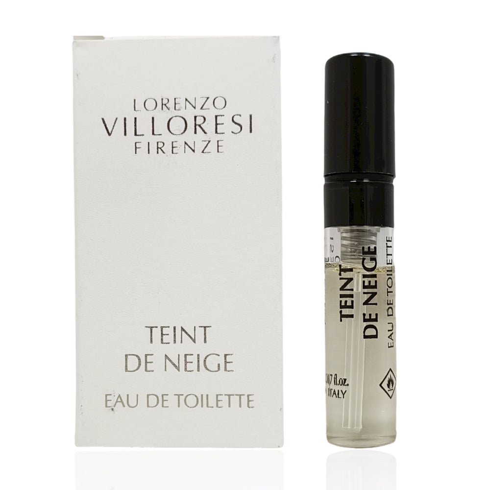 Lorenzo Villoresi Firenze Teint de Neige amostra de perfume oficial 2ml 0.06 fl. onças