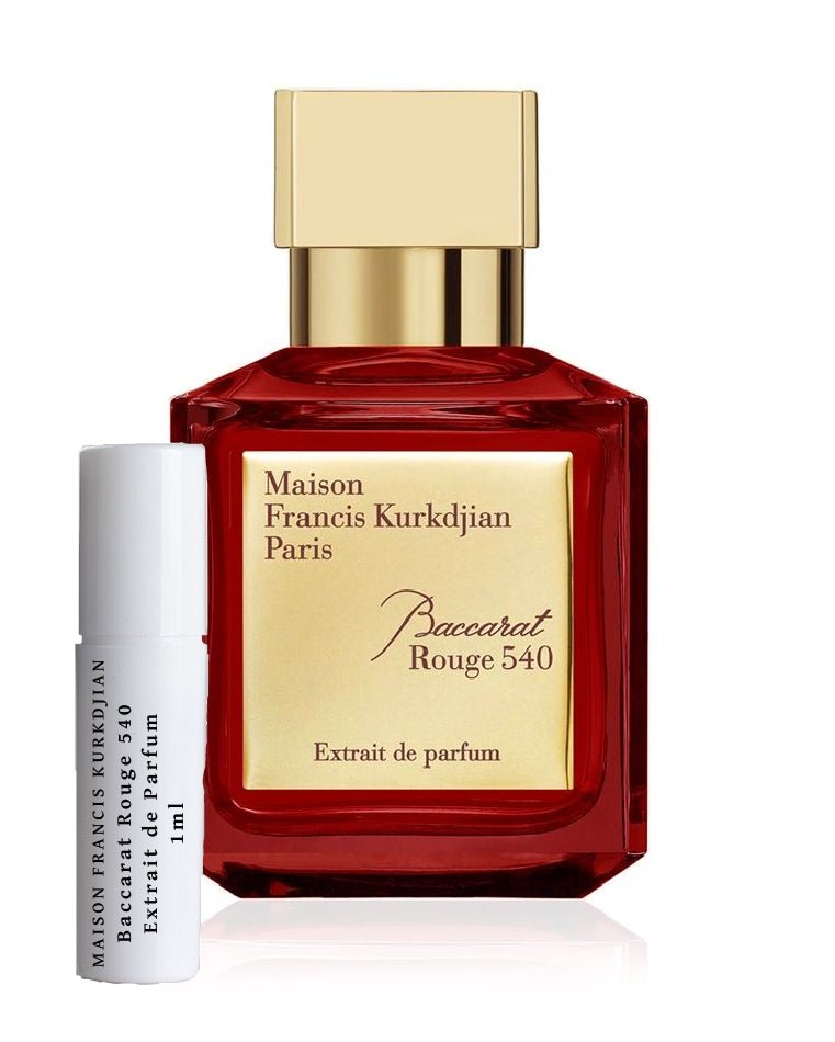 MAISON FRANCIS KURKDJIAN Baccarat Rouge 540 extrait דוגמאות ניחוח 1ml Extrait de Parfum